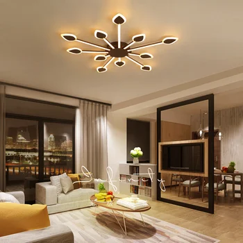 

LED ceiling light modern novelty brown 3/5/7/9/11 head, can be used for 90-260V home living room bedroom balcony ceiling lamp