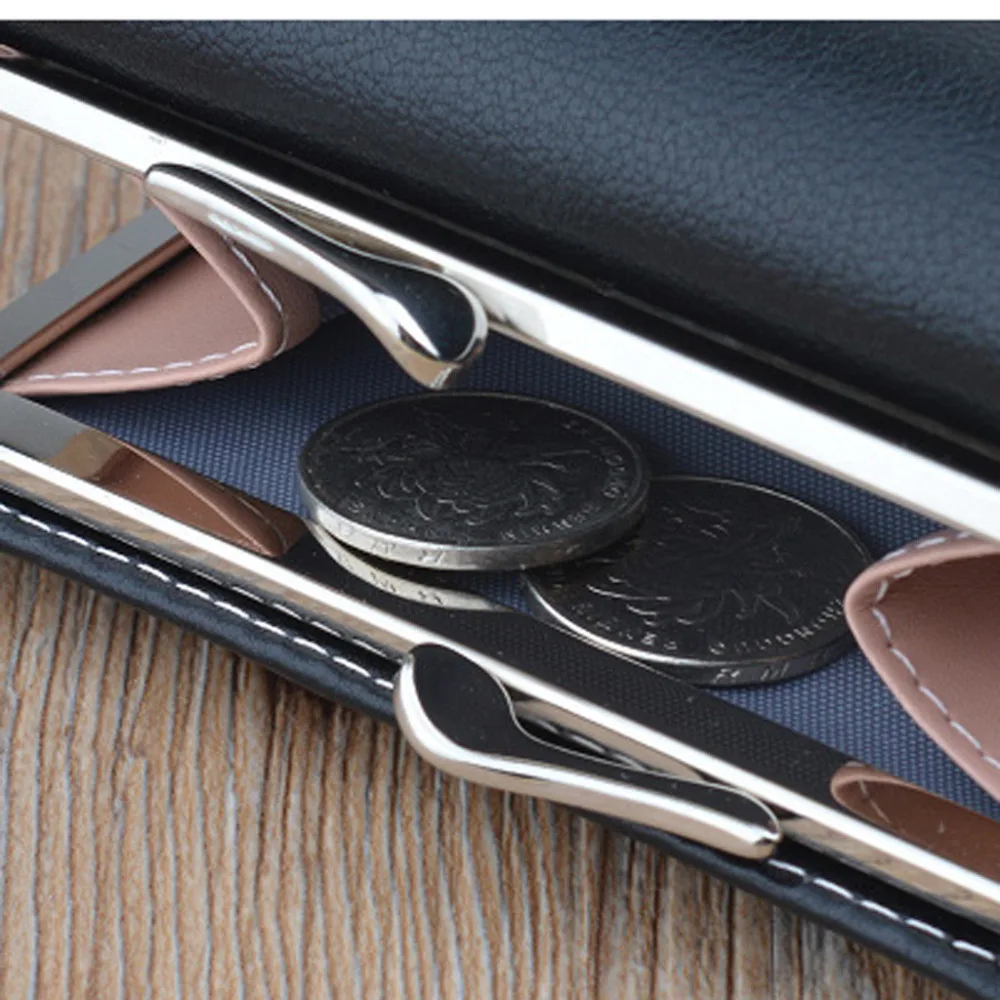 Cute Deer Women Mini Wallet Short Leather Wallet Girl Folding Wallets Clutch Pu Card Holder Ladies Purses Retro Coin Purse L*5