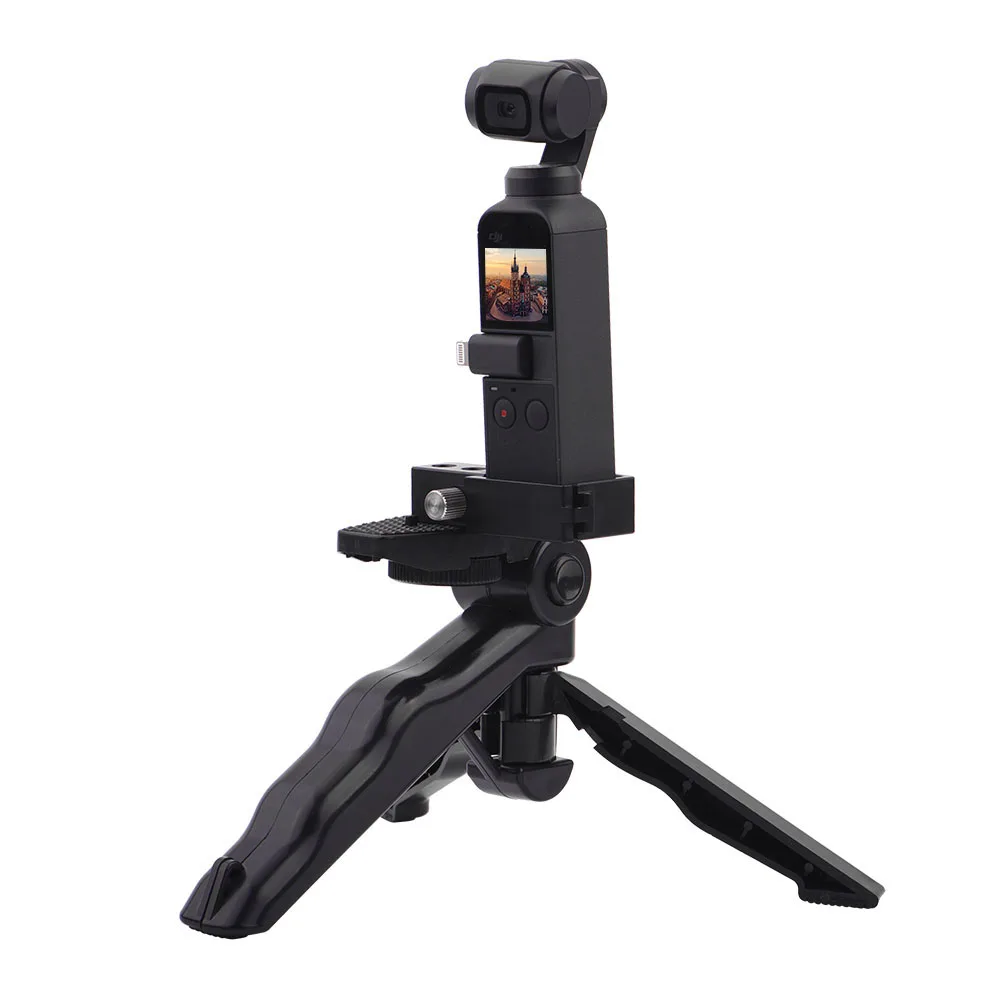 Портативный защитный штатив для камеры с основанием для dji OSMO Карманный держатель для камеры Монтажный кронштейн ручной карданный штатив аксессуары