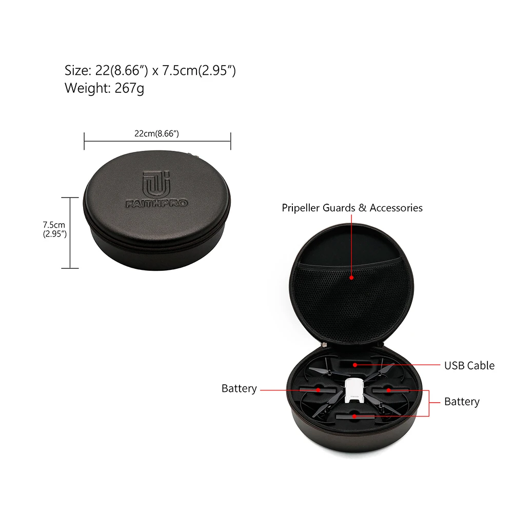 Sunnylife портативный чехол на плечо сумка комбо коробка для RYZE DJI Tello Drone и Tello дистанционное управление сумки аксессуары