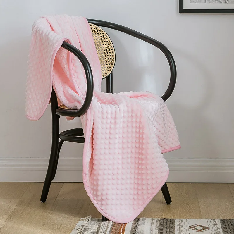 LREA плед розовый фланель кораллового цвета флис теплое одеяло бросок на кровать/диван/массажное кресло/Самолет украшения одеяла пузырь