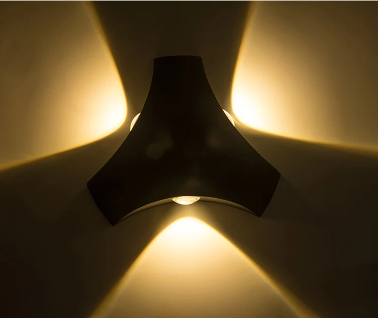 9 Вт светодиодный настенный лестничный светильник гостиная крыльцо декоративное освещение Настенный светильник IP65 наружная водонепроницаемая лампа фонарь для ландшафтного сада