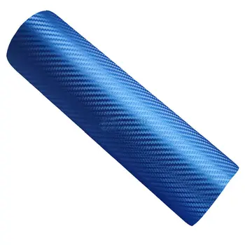 

Car Wrap Film SUNICE 0.5X1.52M Matte 3D Carbon Fiber Car Auto Vehicle Body Sticker Metallic Blue Color Changing Wrap Foils Decor