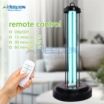 

110V 220V 38W Ultraviolet Lights Ozone UV Disinfection Lamp Ultraviolet Sterilizing Germicidal Light With Remote Control