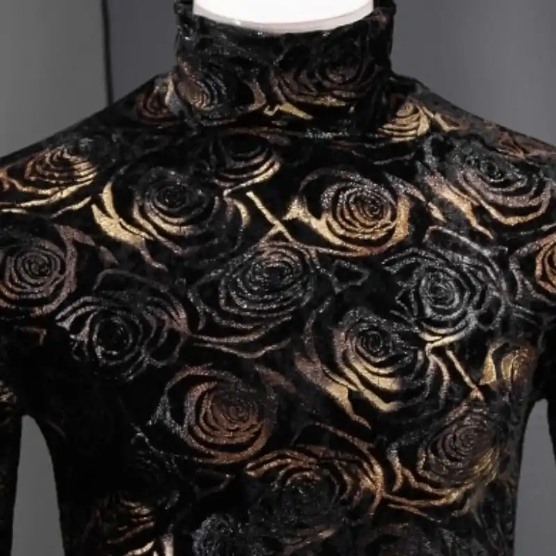 rose gold turtleneck mens