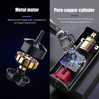 

Protable Electric Car Air Compressor Car Air Pump LED Display Auto Tyre Pumb High Pressure Tire Air Inflator Pump wholesale