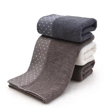 

32-strands Plain Colour Cotton Water-absorbing Bathroom Towel for Bath Beach