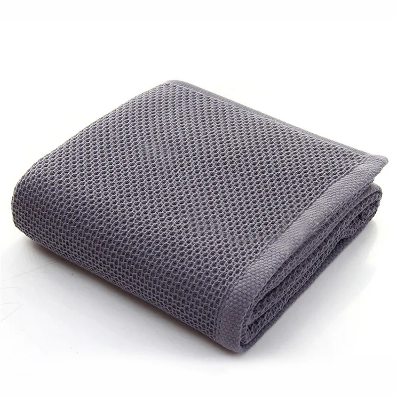 70x140cm high qualityWaffle towel Bathroom accessories смsolid color towel absorbent strong Wipe towel after exercise 5