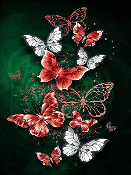 Painting By Numbers Butterfly Animals Modern Wall Art Canvas Painting Acrylic Paint By Numbers For Home Decor Frameless