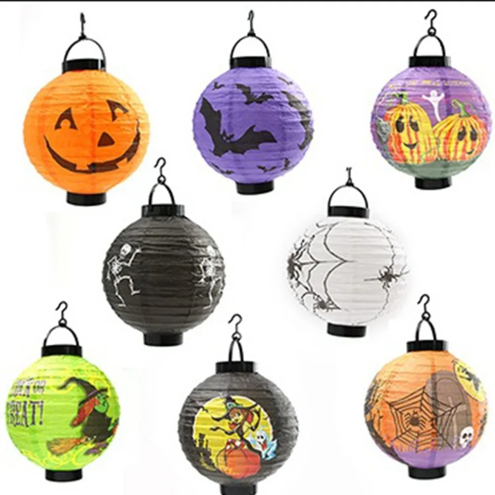 

1 Pc Tissue Paper Lantern Balls Hanging Ghost Props For Kids Halloween Decoration Event Party Supplies