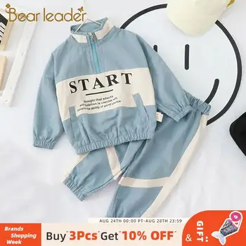 

Bear Leader Kids Boys Clothing Sets New Autumn Toddler Boy Active Outfits Children Letter Print Top and Pants Clothes Suits 1 5Y