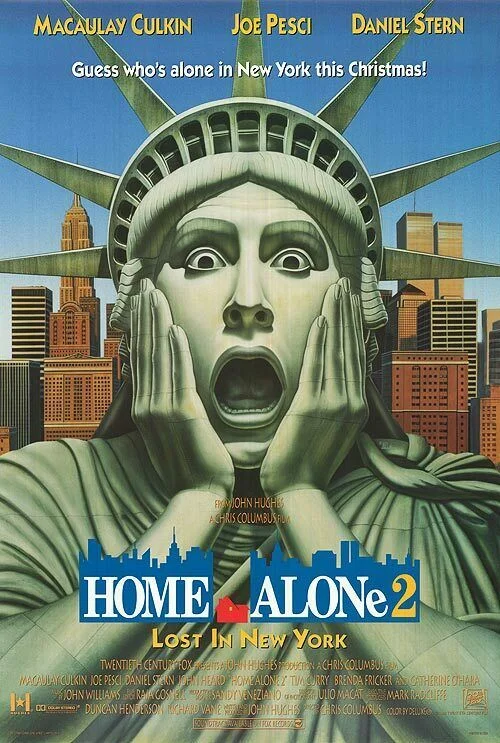 

Home Alone 2 : Lost in New York Movie Art Film Print Silk Poster Home Wall Decor 24x36inch