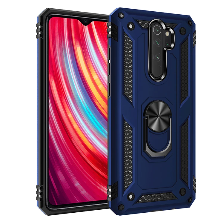 Shockproof Phone Case With Finger Ring For Xiaomi Redmi Series_voghion.com