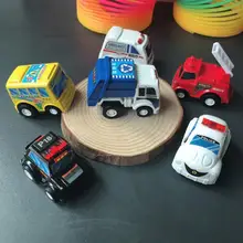 

6Pcs Return Car Toy Push to Slide Hand-on Ability Fadeless Pull Back Inertia Vehicle Toys for Kids