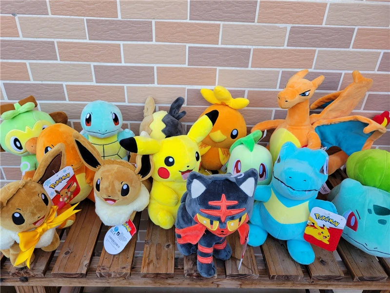 ポケモンぬいぐるみ9 12 ピカチュウ フィギュア カネヴォリ シャトー モペコ Movies Tv Aliexpress