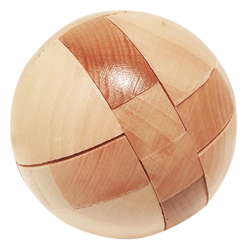 6cm sphere Деревянные головоломки Любань замок игрушка головоломки игрушки Интеллект игра деревянная Сфера Головоломка Дети раннего образования игрушки волшебный шар - Цвет: 6cm sphere