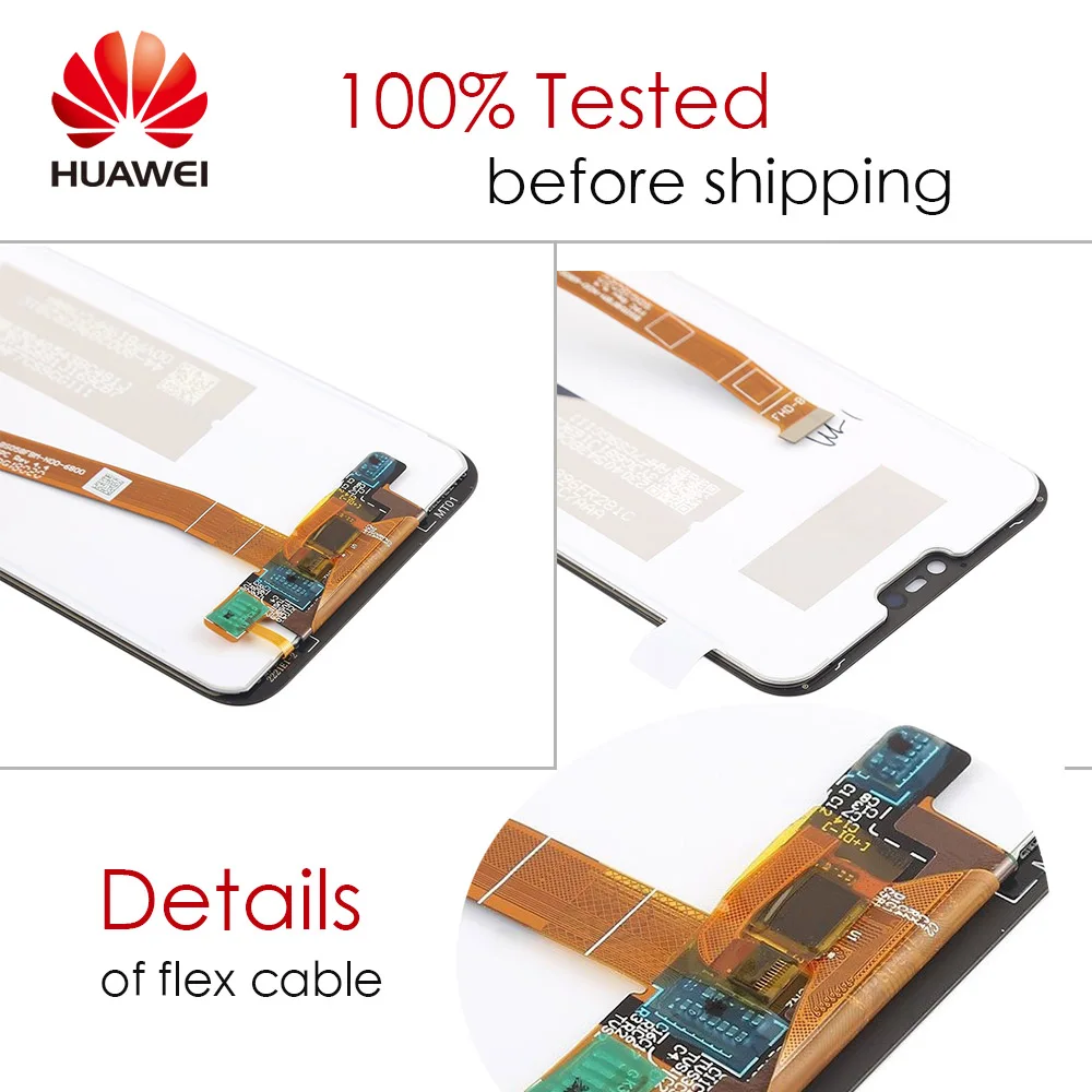 Ceny 100% przetestowany wyświetlacz lcd + ekran dotykowy Digitizer pełny zestaw do wymiany z ramką do HUAWEI P20 Lite ANE LX1 ANE LX3 Nova 3e