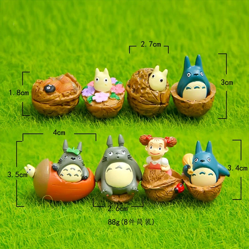 1pc Studio Ghibli Mini Figure Nut Totoros Walnut Little Girl Figurines  Model Home Decoration Anime Dolls Toys for Kids Gifts|Action Figures| -  AliExpress