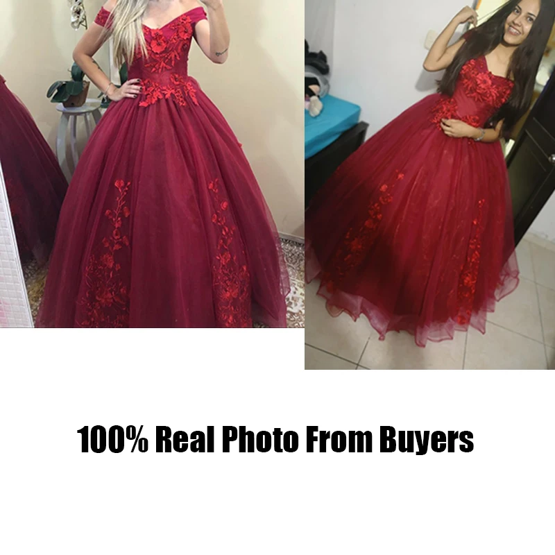 Gryffon Quinceanera платья Роскошные кружевные вечерние платья с открытыми плечами длина до пола бальное платье сладкий цветочный принт выпускного бала Quinceanera