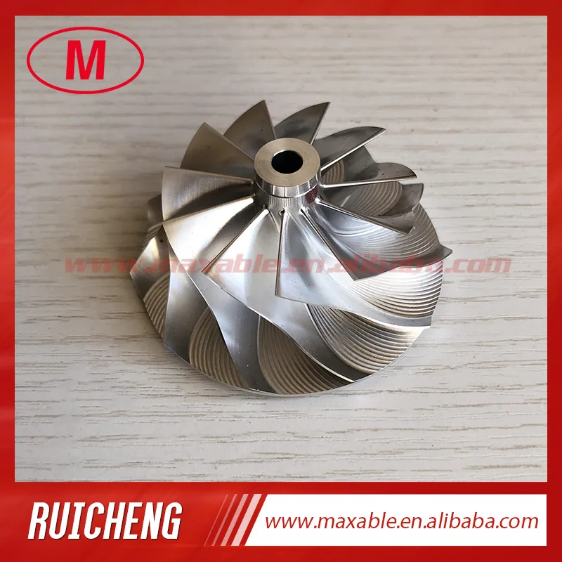 GT2871 452546-0005 53.11/70.98mm 11+0 blades bore:6.01 aluminum 2618/billet compressor wheel for 452546-0005/Trim 56 racing