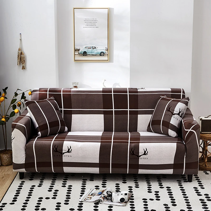 Новые печати диван крышка все завернуто в стрейч крышка чехлов для Гостиная 1/2/3/4 местный диванных чехлов - Цвет: Color 19