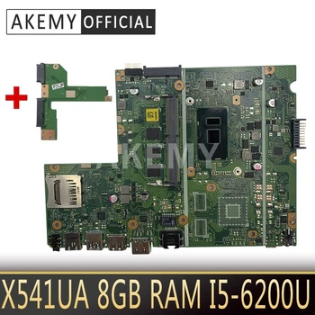 

Akemy New! For Asus X541UA X541UAK X541UVK X541UJ X541UV X541U F541U R541U motherboard laptop motherboard W/ 8GB RAM I5-6200U