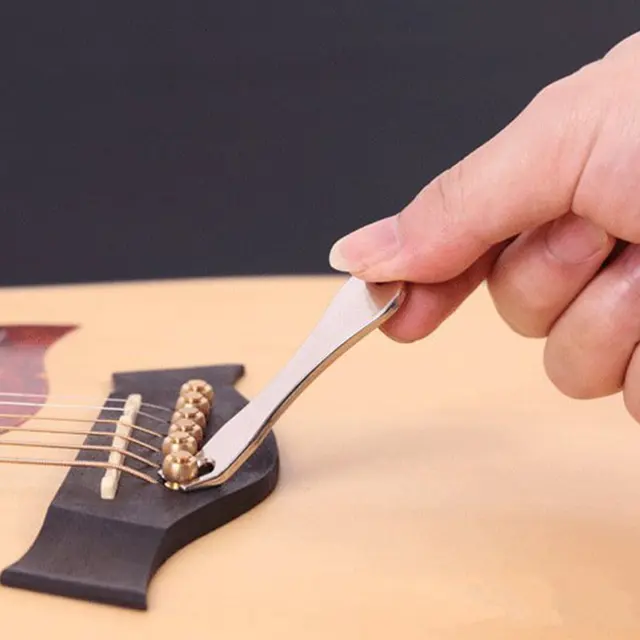 Guitar String Nail Peg Pulling Puller Bridge Pin Remover Handy Tool