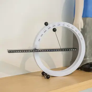 

Modern Magnetic Ball Wall Clock 3d Calendar Perpetual Novelty 2020 Home Decor Creative Design European Style Living Room Q