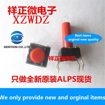 

25pcs 100% orginal new Japanese tact switch SKHHDTA010 6x6x13MM straight plug 4-pin red button