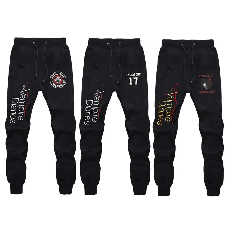Vampire Diaries Pants Men's Vampire Jogger Pants Sport Pants