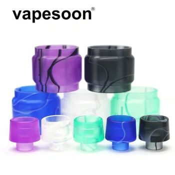 

vapesoon Replacement Resin Glass Tube With Drip Tip For UWELL Valyrian II Tank 6ml Valyrian 2 Atomizer