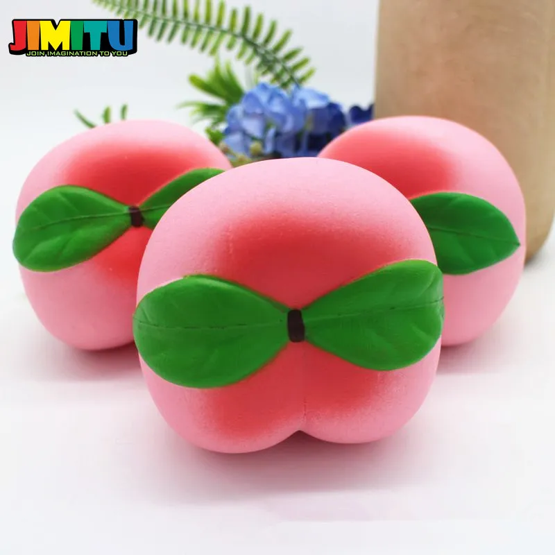 10 см милая розовая игрушка с мячом, медленно поднимающаяся коллекция фруктов, подарок, Декор, забавная игрушка, новинка, игрушки, подарок для детей, детей, взрослых