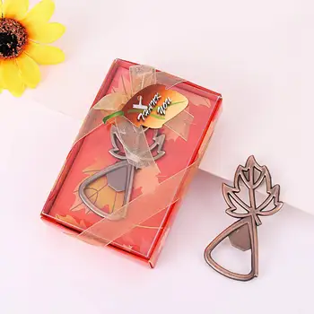 

100 small events gifts gift boxed maple leaf bottle opener gifts wedding wedding promotion