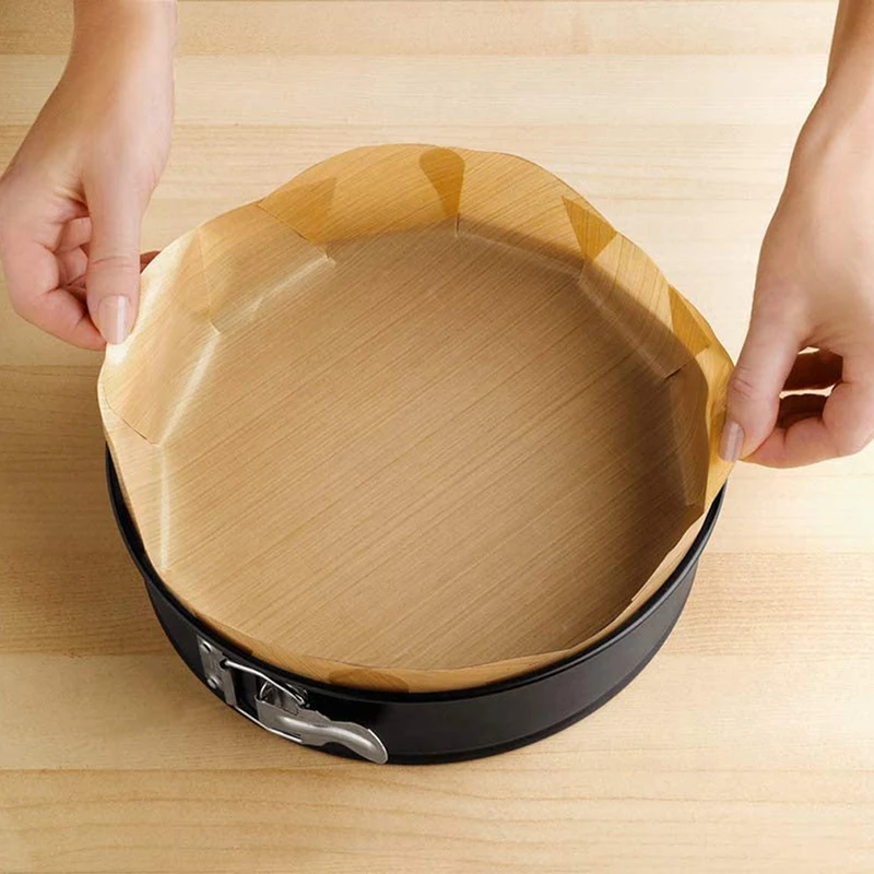 6" Baking Mat Chiffon Cake Border Mold Reusable Cake Liner Non-stick Baking Pan Sheet Easy Demoulding Round Oven Tray Paper silicone baking mat parchment baking paper