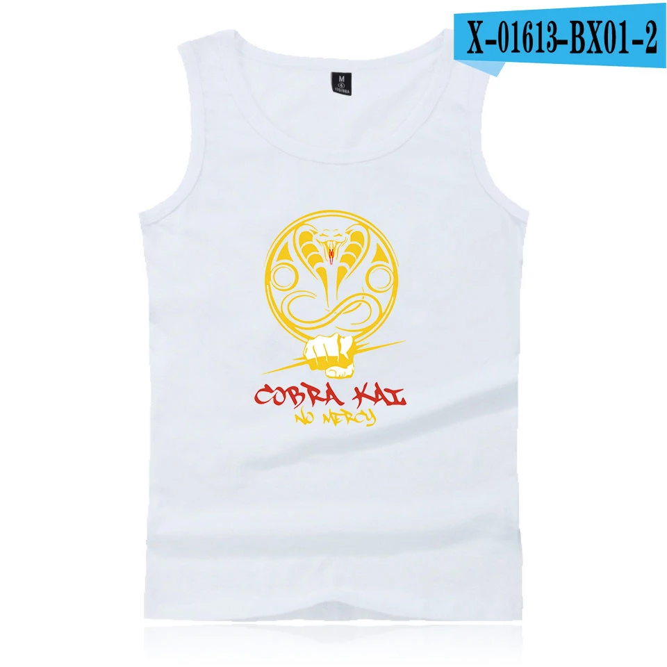 Cobra Kai майка Модная стильная хипстерская Повседневная Удобная популярная летняя с круглым вырезом летняя без рукавов Мужская/женская уличная - Цвет: H