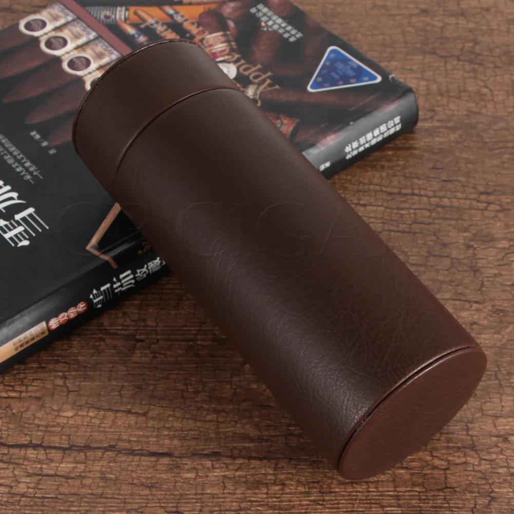 GALINER кожаная сигарная банка держатель для путешествий Humidor Box W/увлажнитель с