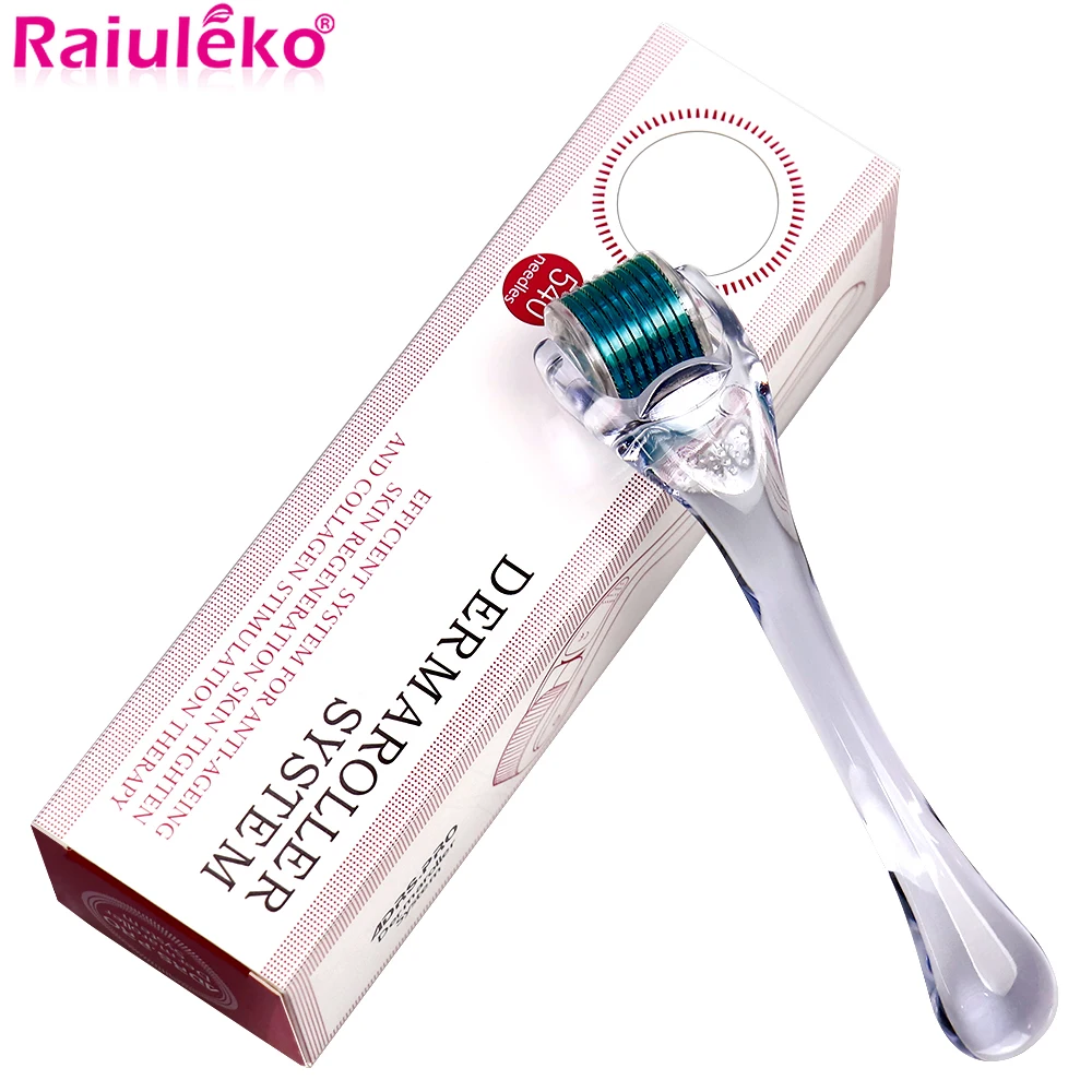 Drs 540 Rullo Derma Per Rullo Microniddle Viso Per Capelli Titanio Dermaroller Microneedling Dr.Imp Pen 0.2/0.25/0.3Mm Aghi