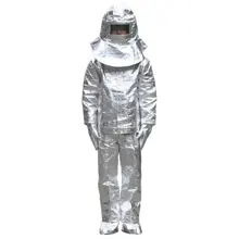 1000C алюминиевая фольга огнеупорная одежда термальная изоляционная одежда огнеупорная алюминиевая фольга теплоизоляционная одежда полный комплект