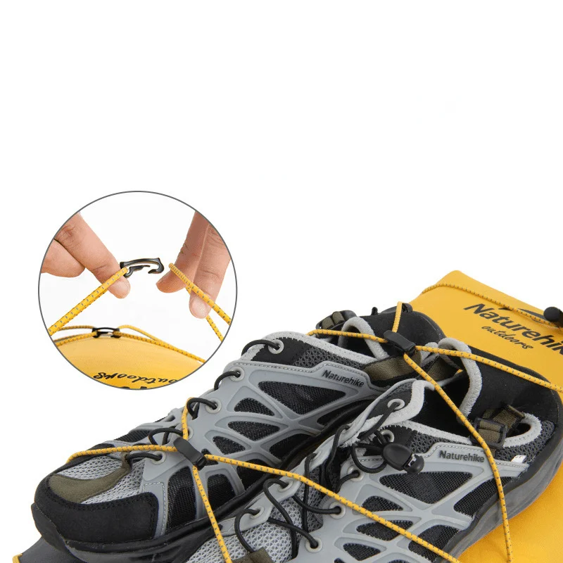 Naturehike 20L 30L 40L TPU Dry Wet Separation Waterproof Bag Outdoor Storage Bag Large Capacity Backpack Not Included Shoes waterproof dry bag