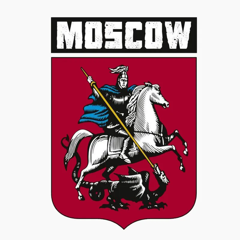 

Personality MOSCOW COAT OF ARMS SHIELD HELMET FLAG Lnterest Car Sticker Window High Quality Vinyl Scratches Waterproof PVC