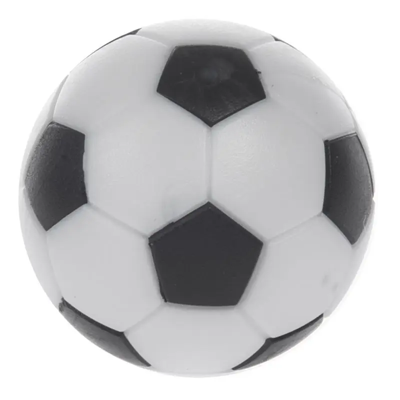 5x пластик 32 мм Футбол крытый стол футбольный мяч заменить черный+ белый