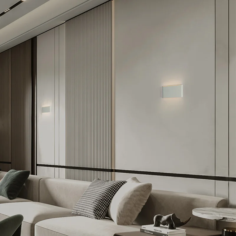 Aisilan Matte Aluminum LED Wall Sconce Indoor Ideal for Bedroom Stairways Living Room 5W/9W 90-260V Wall Lamp