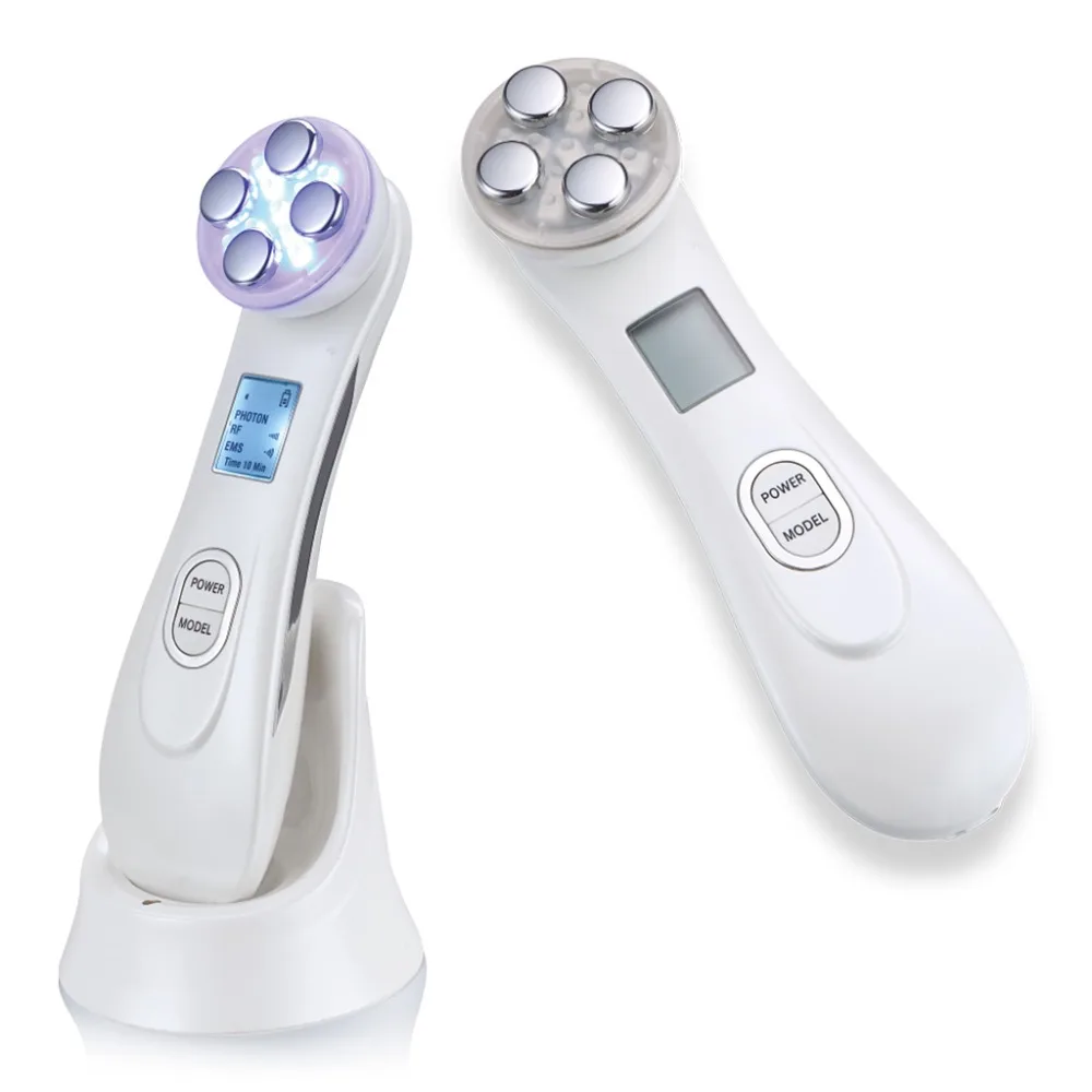 Multifunctional RF Radio Frequency Facial Machine EMS Skin Care Device for Anti-Aging Face Lifting Tighten Wrinkle Removal