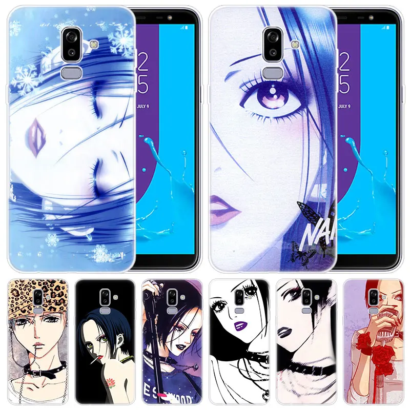 luxury Soft Silicone Case Anime Nana Osaki for Samsung Galaxy J8 J7 J6 J4 J2 2018 Core J3 2016 J5 2017 EU Plus Prime Cover | Мобильные