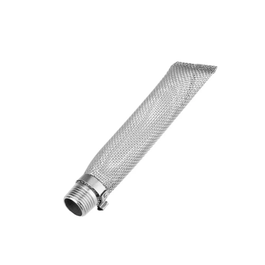 

Mash Tun Wine Tools Beer Filter Strainer Kettle Multifunction Mesh Stainless Steel Home Brewing Thread Reusable Bazooka Screen