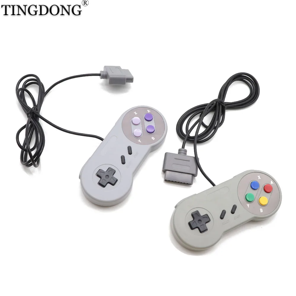 16 бит контроллер Для Nintendo геймпад SNES Системы консоль игровой джойстик