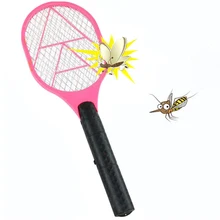 Hand Racket Electric Swatter Home Garden Insect Bug Bat Wasp Zapper Fly Mosquito Pest Control AUG889