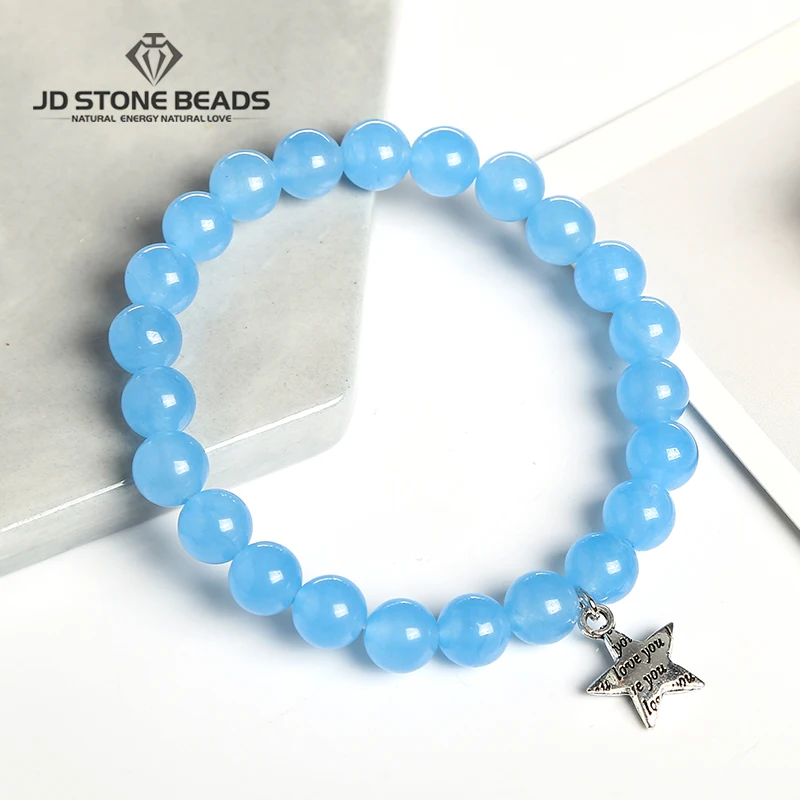 

BLUE CHALCEDONY BRACELET