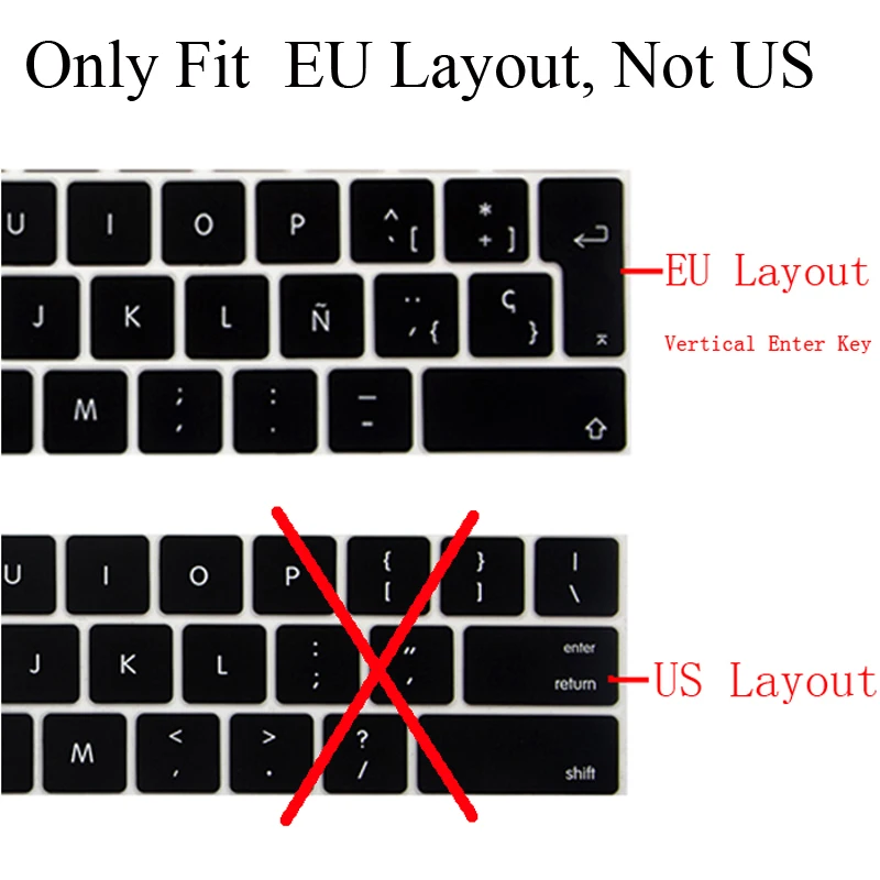 Европейская раскладка клавиатуры протектор для Macbook Pro 16 дюймов TPU Прозрачная крышка клавиатуры A2141 surper тонкая кожа клавиатуры
