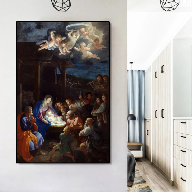 Guido Reni P ster De La Adoraci n De Los Pastores Impresi n En Lienzo Guido Reni P ster De La Adoraci n De Los Pastores Impresi n En Lienzo